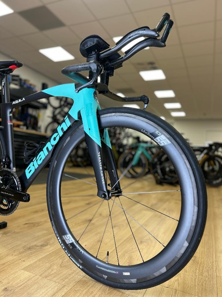 Bianchi Aquila CV Dura Ace Di2 Carbon Racefiets, Ophalen, Zo goed als nieuw, Overige typen