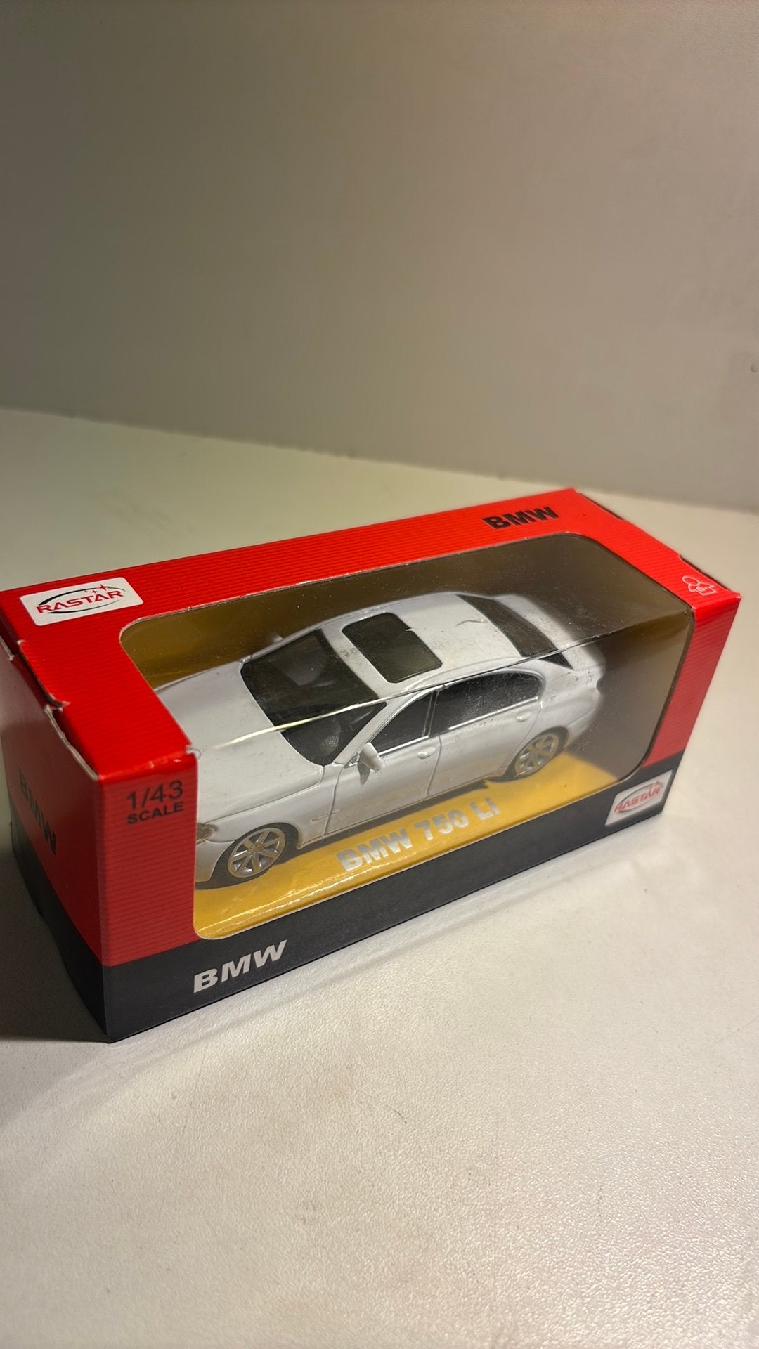 Bmw 750 li white rastar 1.43, Overige merken, Auto, Ophalen of Verzenden, A