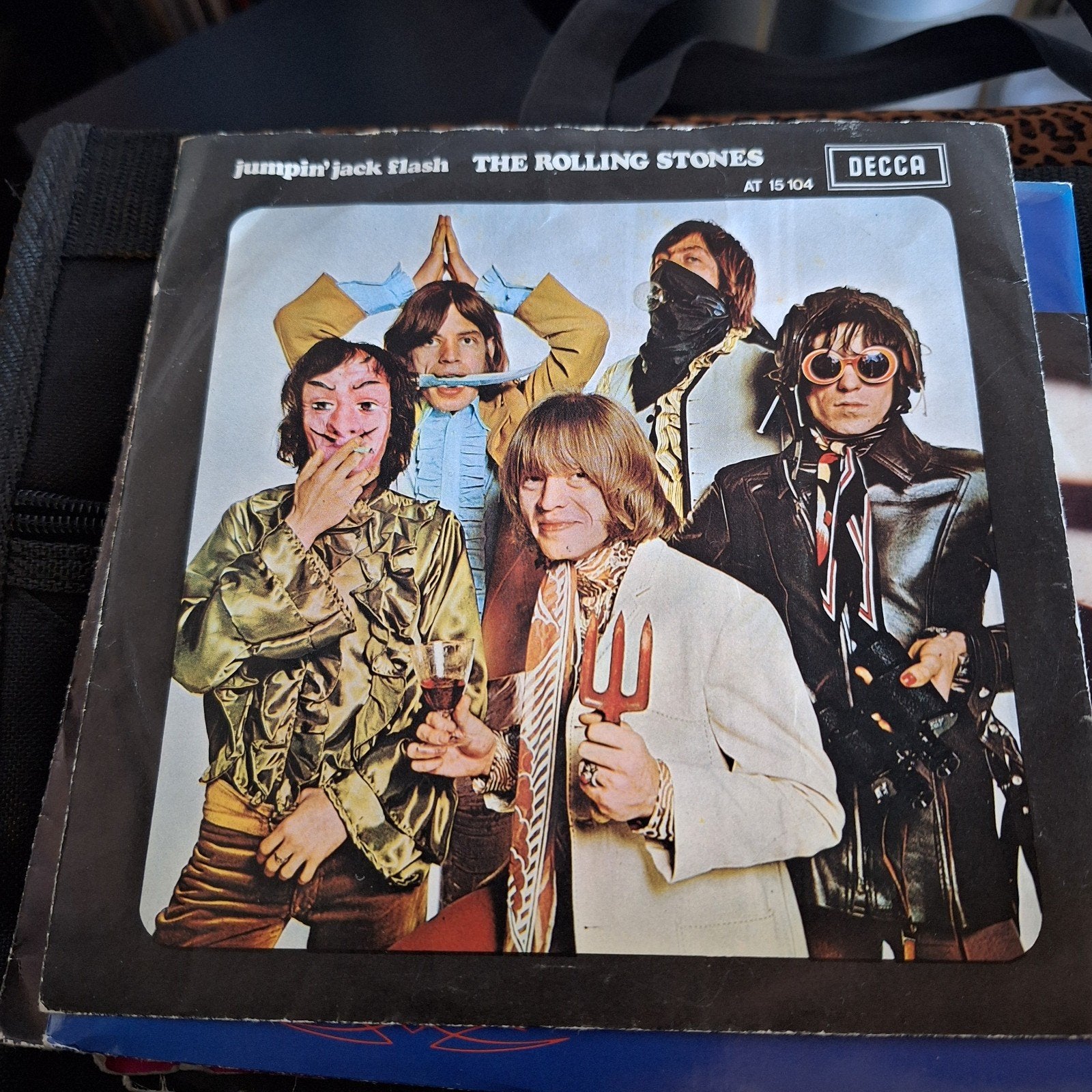 rolling stones jumpin jack flash single, Gebruikt, 7 inch, Ophalen of Verzenden, EP