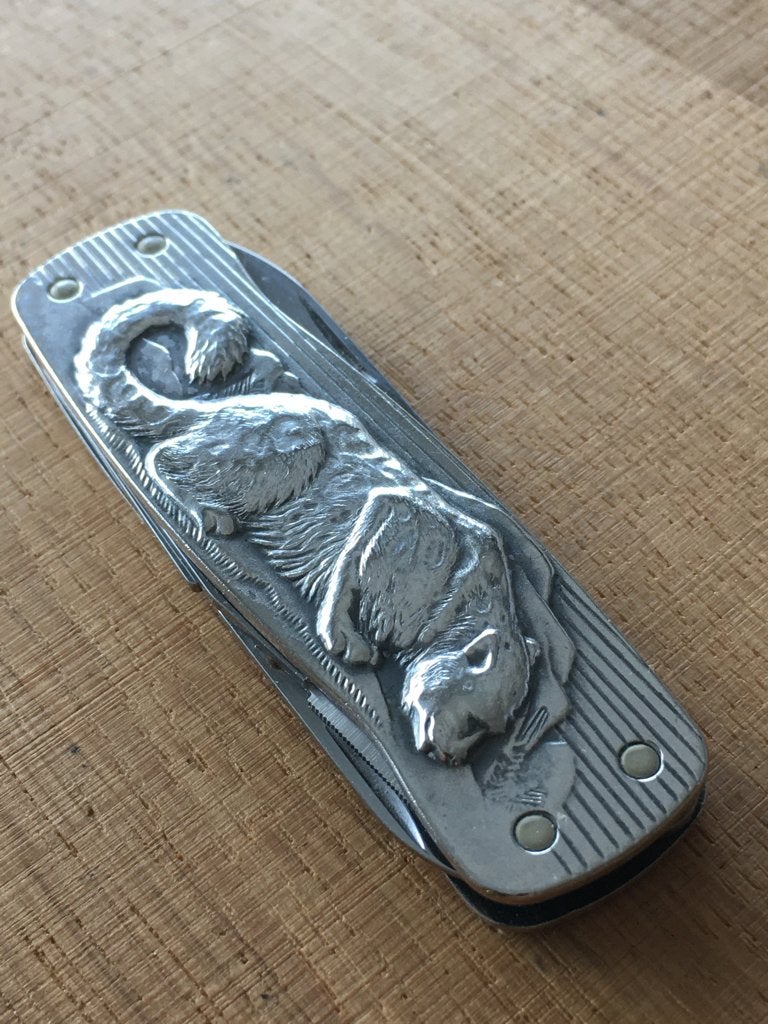 Wenger zakmes Nature Snow Leopard 69 mm, Ophalen of Verzenden, Gebruikt