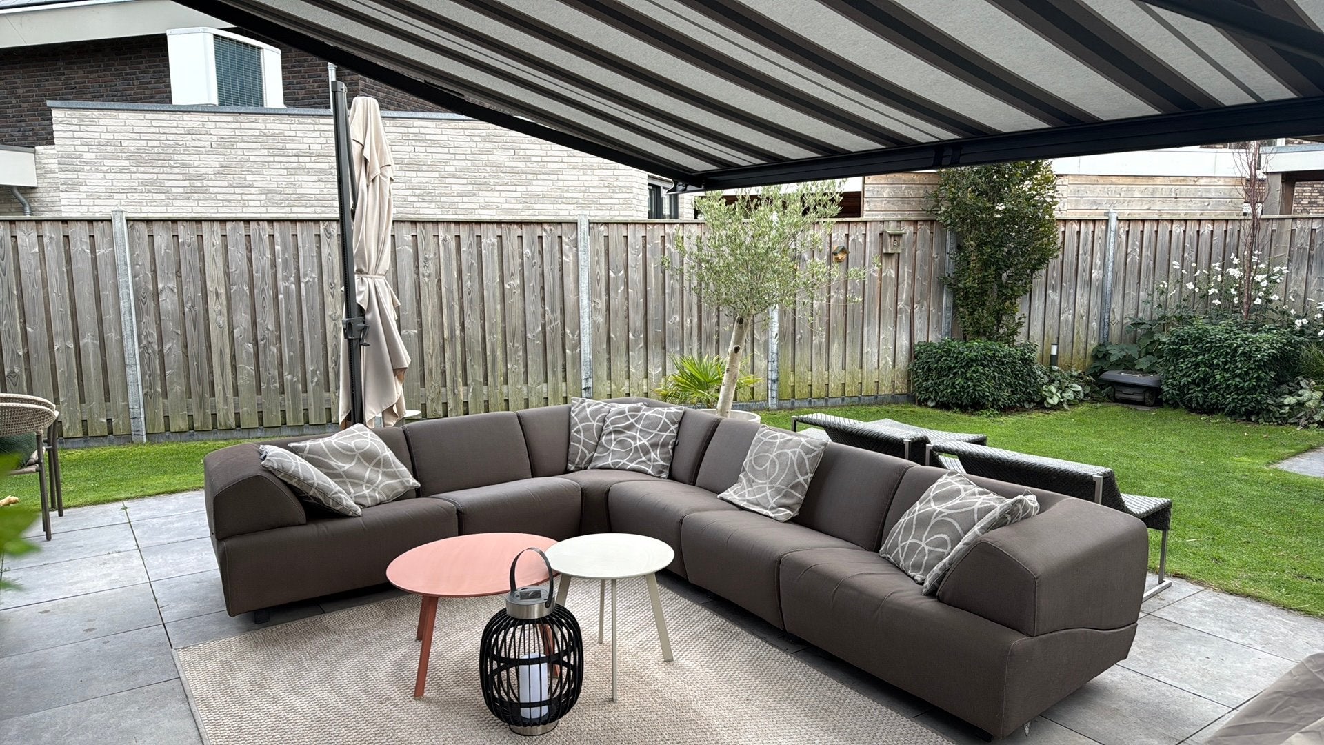 4 SEASONS outdoor loungebank losse elementen, Tuin en Terras, Ophalen, Gebruikt, Textileen, Loungeset