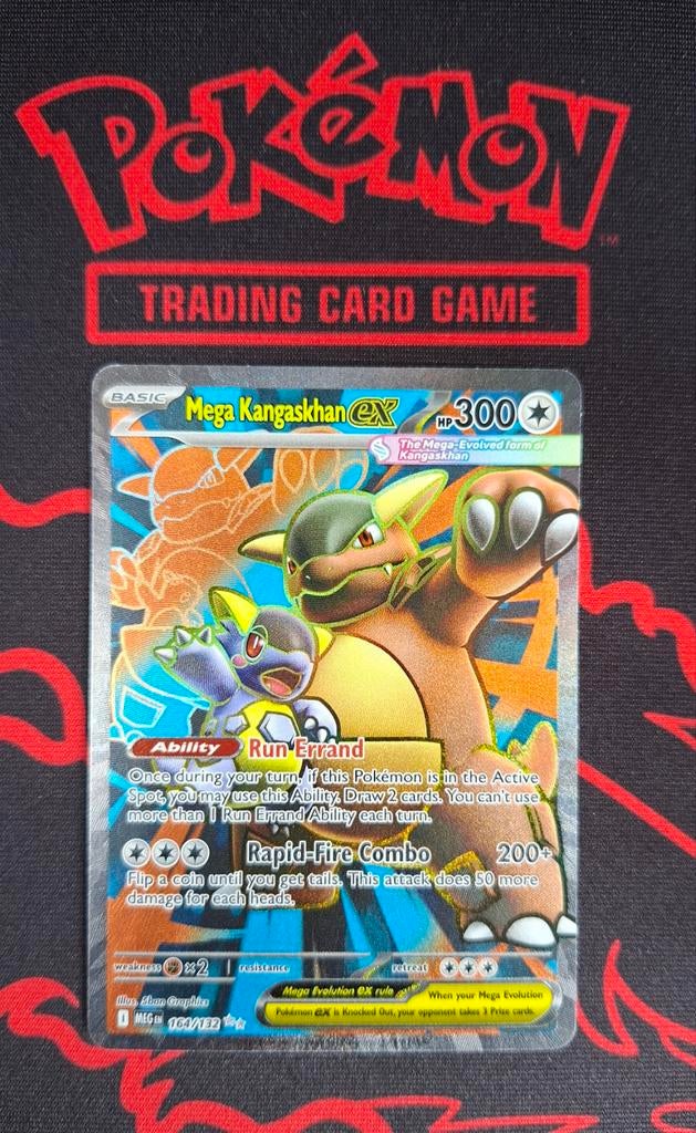 Mega Kangaskhan EX 164/132 Pokemon Kaart Mega Evolution, Ophalen of Verzenden, Zo goed als nieuw