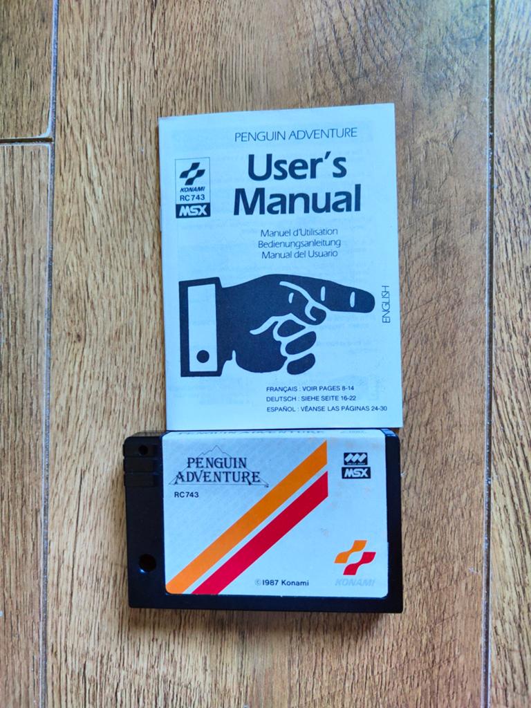 MSX spel - Konami Penguin Adventure | RC743, Computers en Software, Vintage Computers, Ophalen of Verzenden