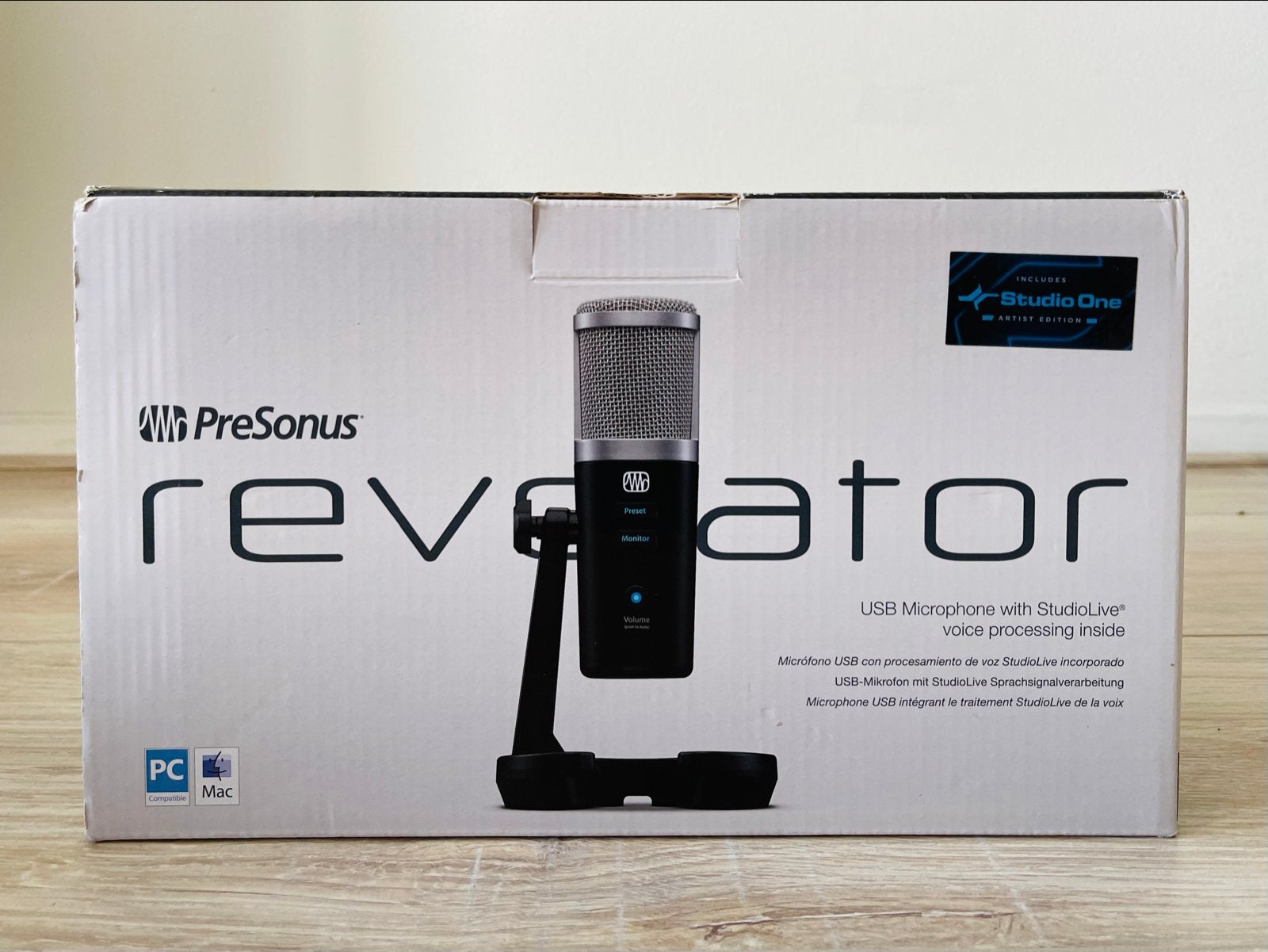PreSonus Revelator USB Microfoon - Nieuw in doos, Ophalen, Nieuw, Studiomicrofoon