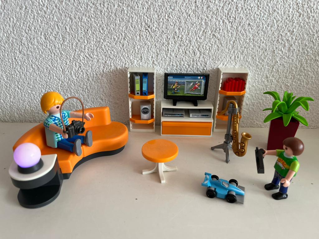 Playmobil woonkamer 9267, Ophalen of Verzenden, Zo goed als nieuw