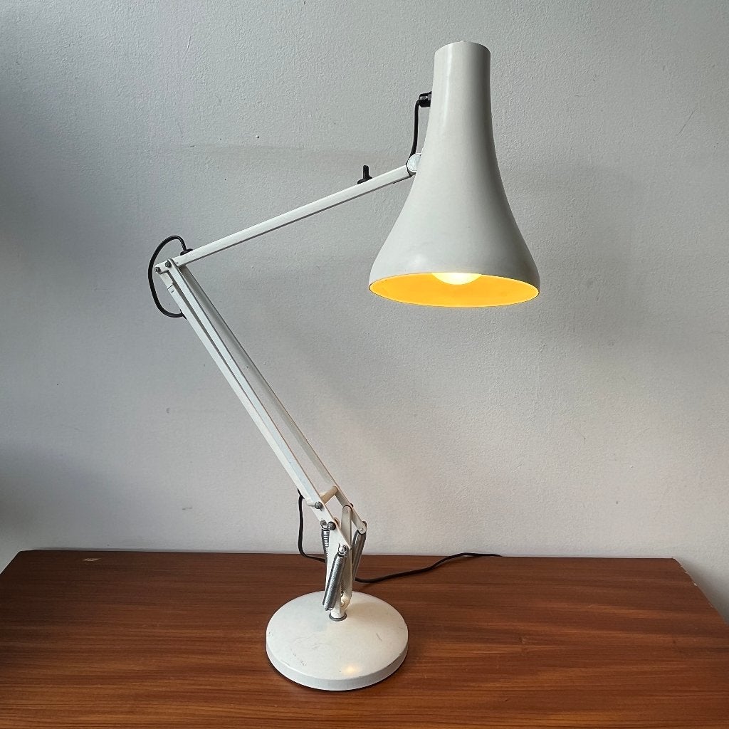 Anglepoise model 90 wit door Herbert Terry & Sons, Gebruikt, George Carwadine, Ophalen of Verzenden, Metaal