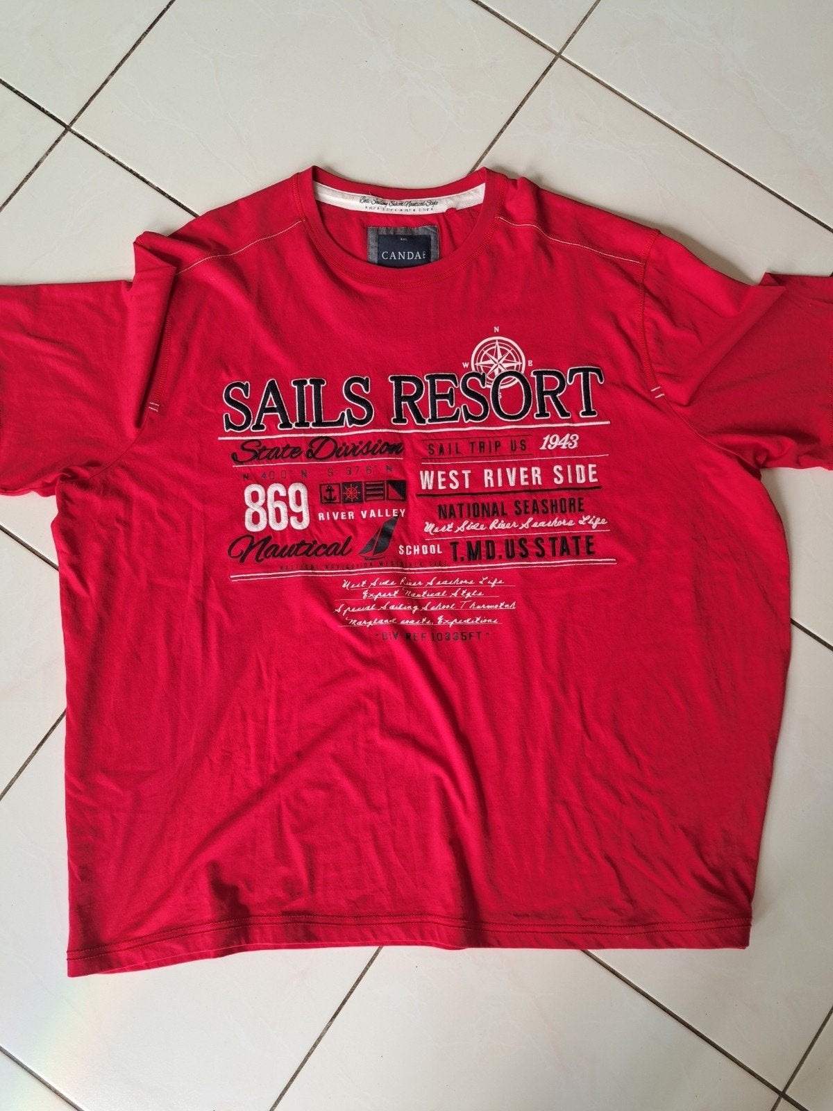 Rood T-shirt RESORT 6xl, Ophalen of Verzenden, Zo goed als nieuw, Overige maten, Rood