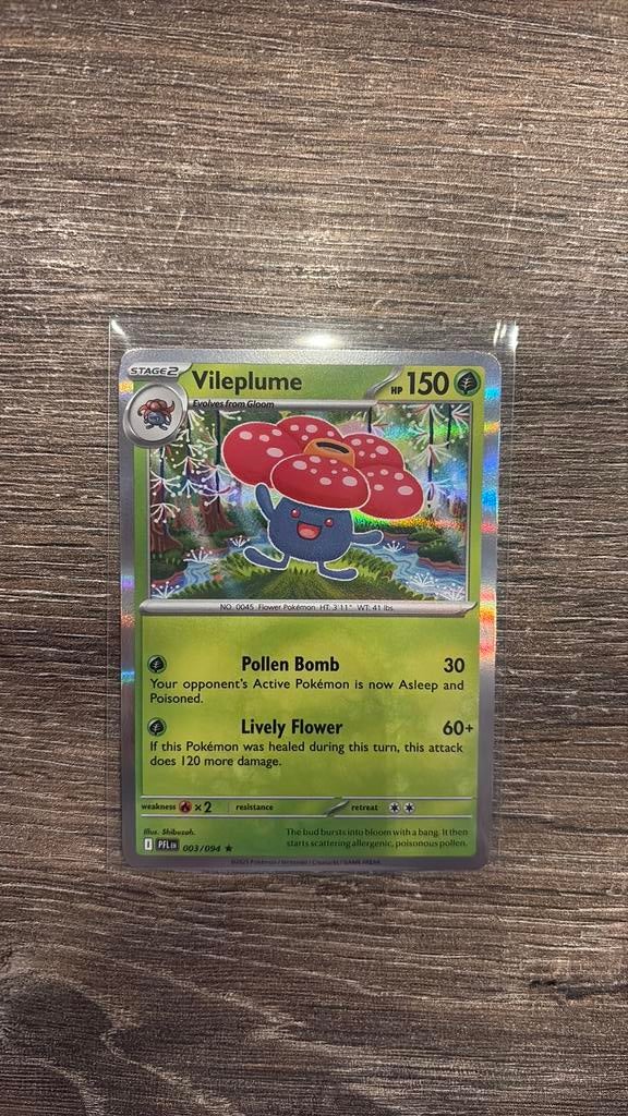 PFL Vileplume 003/094 holo, Ophalen of Verzenden, Zo goed als nieuw