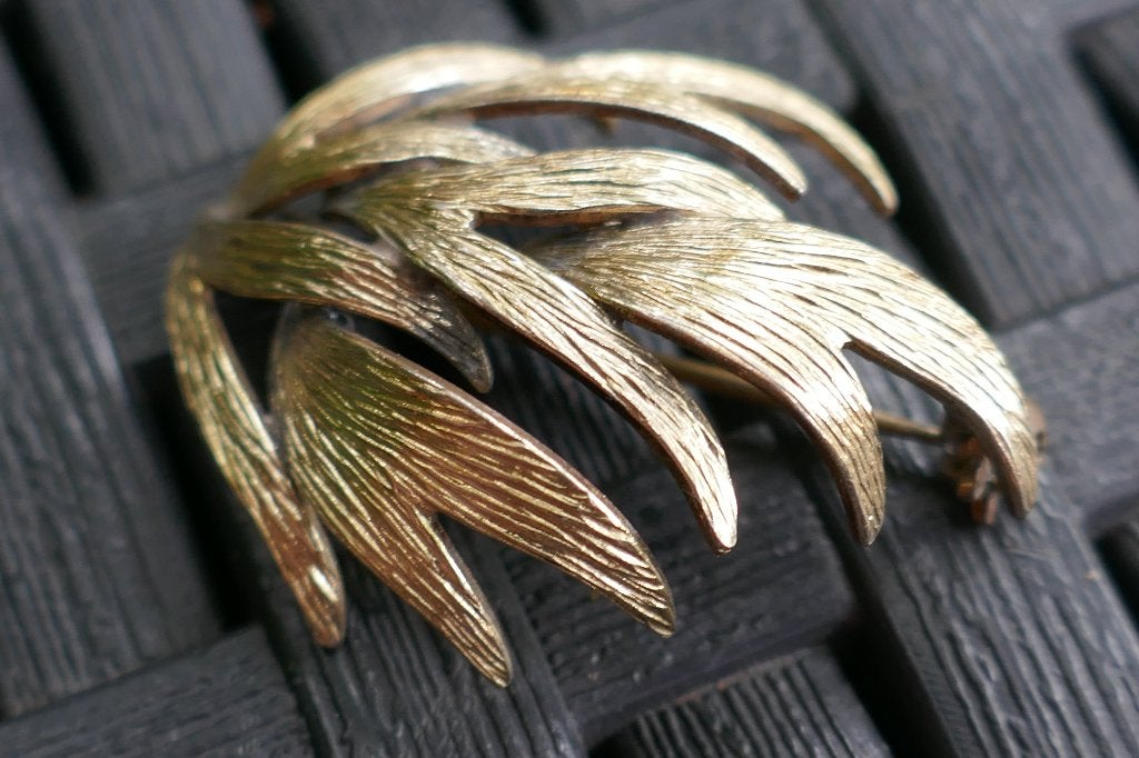 Design Broche  -  Kordes&Lichtenfels, Verzenden, Zo goed als nieuw, Goud, Overige materialen