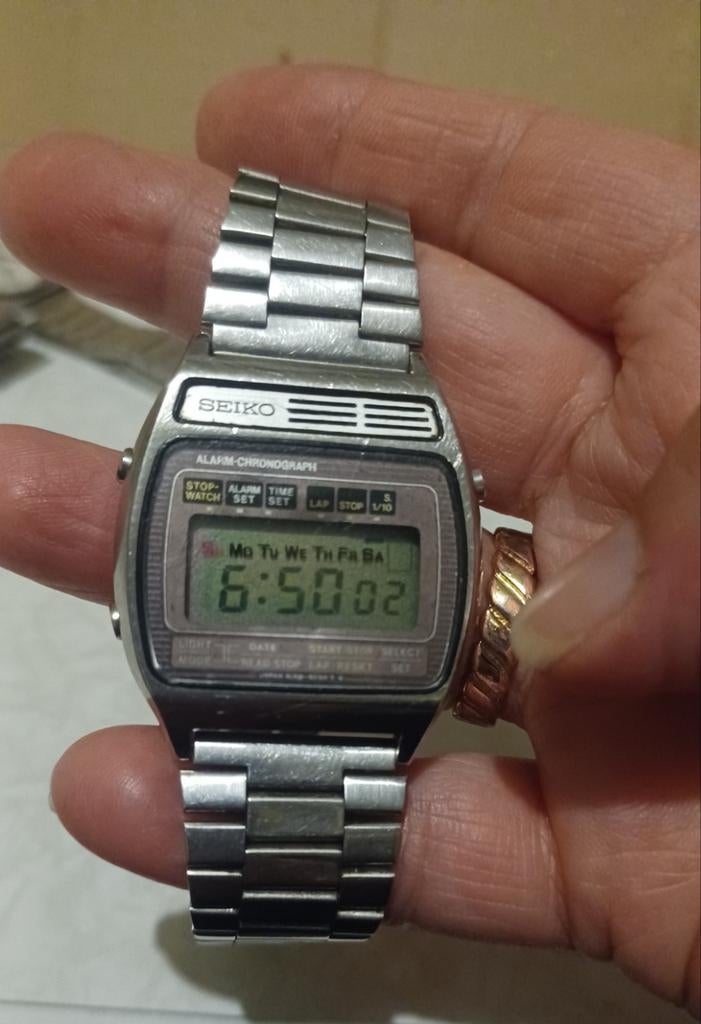 Seiko vintage horloge calculator chronograaf oph Amsterdam, Sieraden, Tassen en Uiterlijk, Ophalen of Verzenden