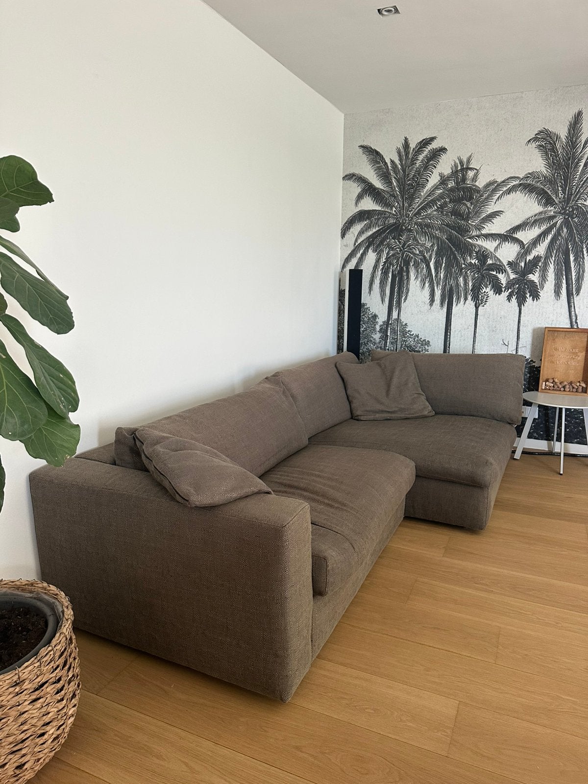 Fijne loungebank Linteloo, Ophalen, Gebruikt, Stof, Modern