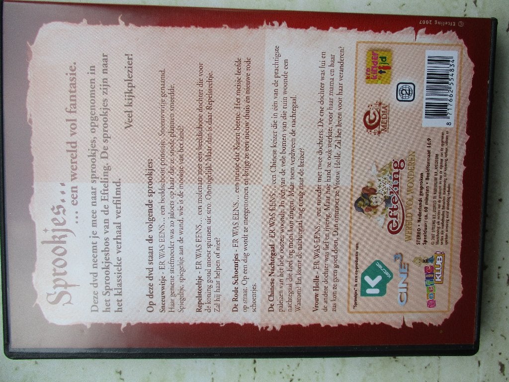 Efteling sprookjes dvd, Alle leeftijden, Overige typen, Overige soorten, Zo goed als nieuw