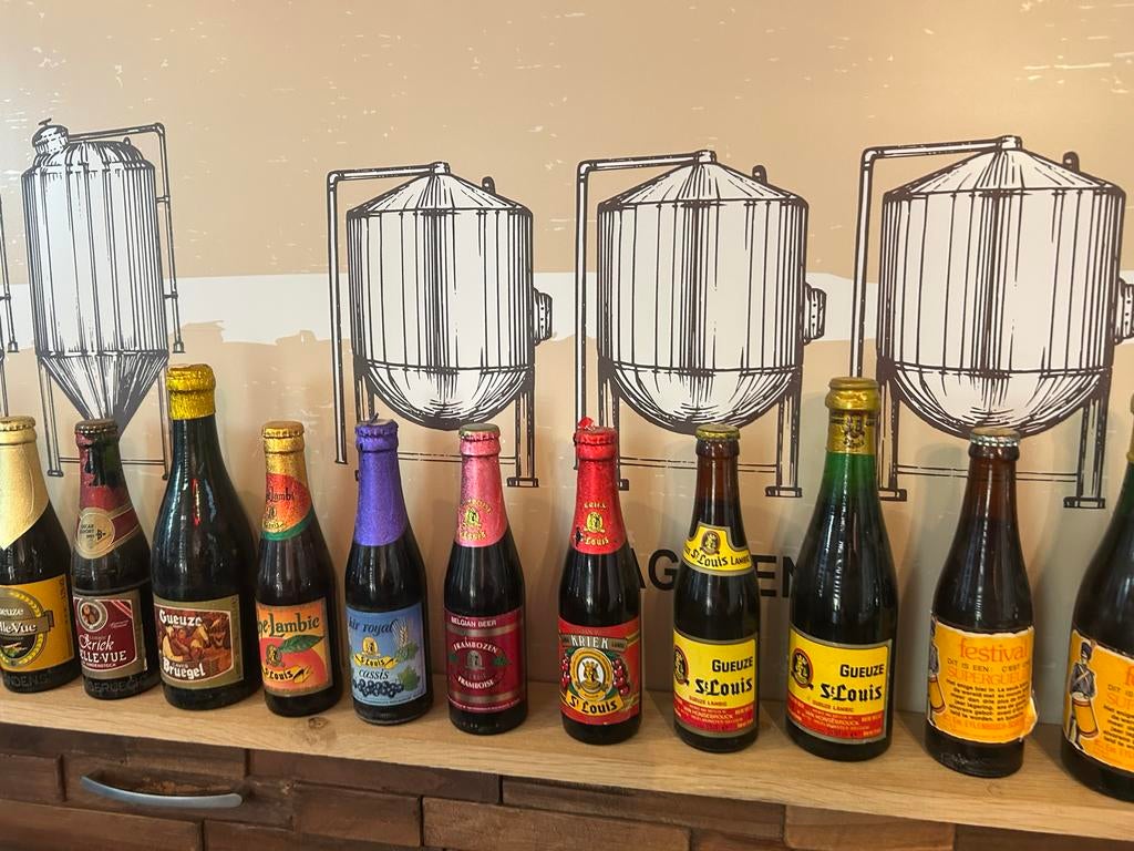 Vintage Oude Lambieken, Gueuzes en Krieken Collectie, Ophalen, Flesje(s), Overige merken
