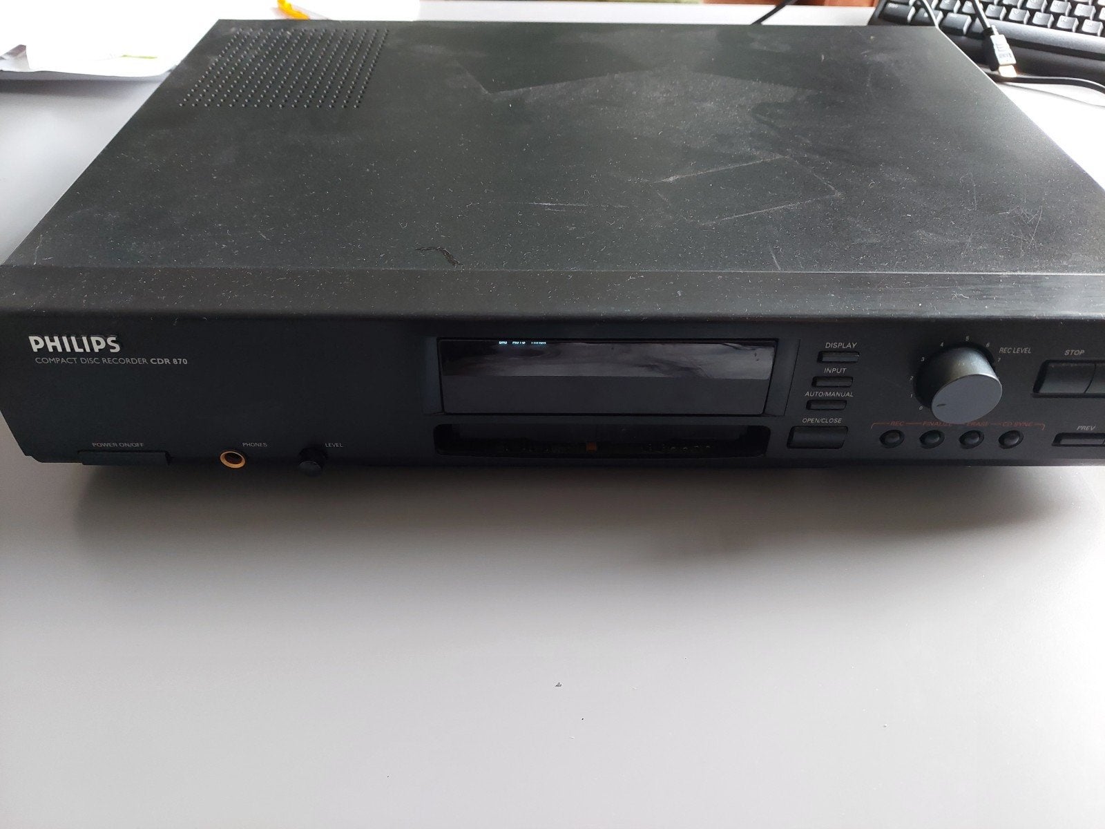 Philips CDR870, Ophalen of Verzenden, Niet werkend, Philips