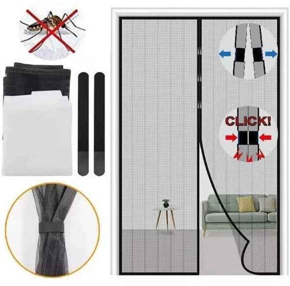 Magneet Hordeur - Houd insecten buiten! - nieuw, 100 tot 120 cm, Kunststof, Hordeur, Nieuw