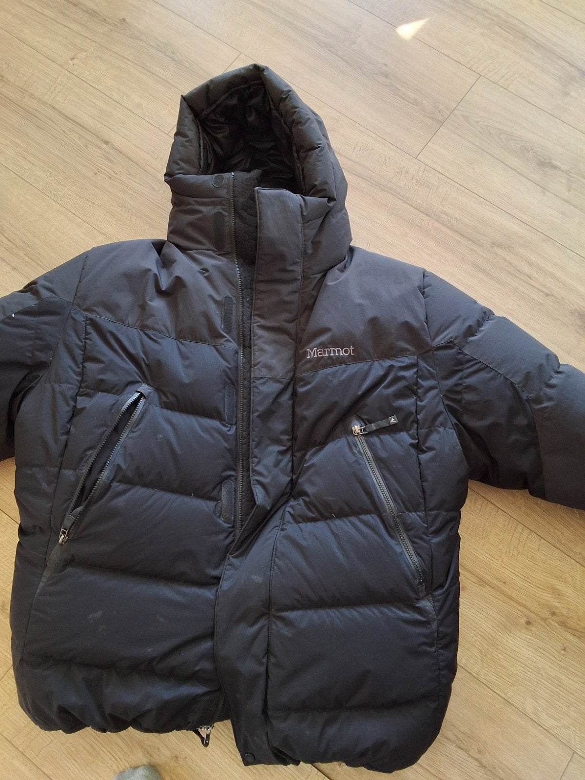 Marmot Expedition Donsjack Zwart - XL/XXL, Marmot, Zwart, Maat 56/58 (XL), Ophalen of Verzenden