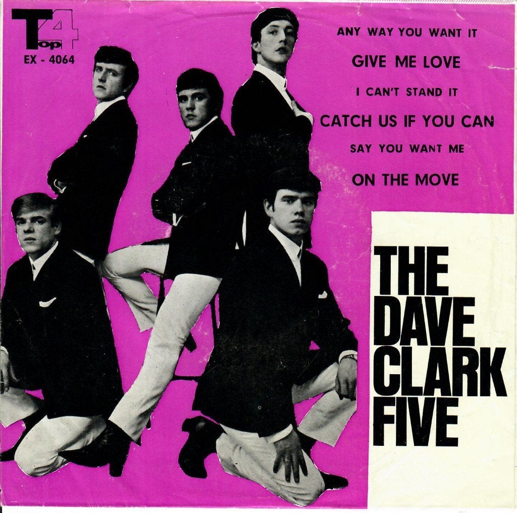 Dave Clark Five EP uit Iran op Top4 label EX-4064., Cd's en Dvd's, Vinyl Singles, 7 inch, Ophalen of Verzenden, Zo goed als nieuw