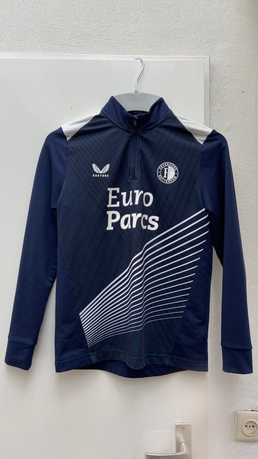 Feyenoord trainingstop, Kleding | Heren, Blauw, Overige maten, Ophalen of Verzenden, Voetbal