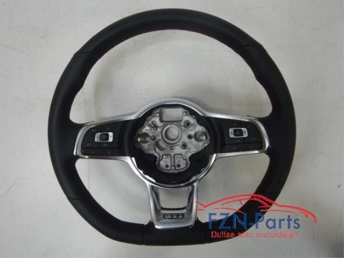 VW Golf 7 GTI Stuur MF+ACC+VIEW Leer Nieuw, Auto-onderdelen, Besturing, Ophalen of Verzenden, Gebruikt