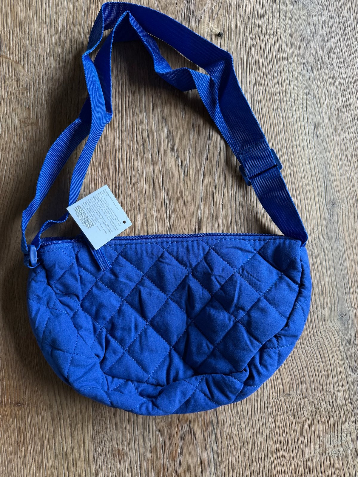 Nieuwe blauwe gewatteerde schoudertas, Ophalen of Verzenden, Nieuw, Blauw, Schoudertasje