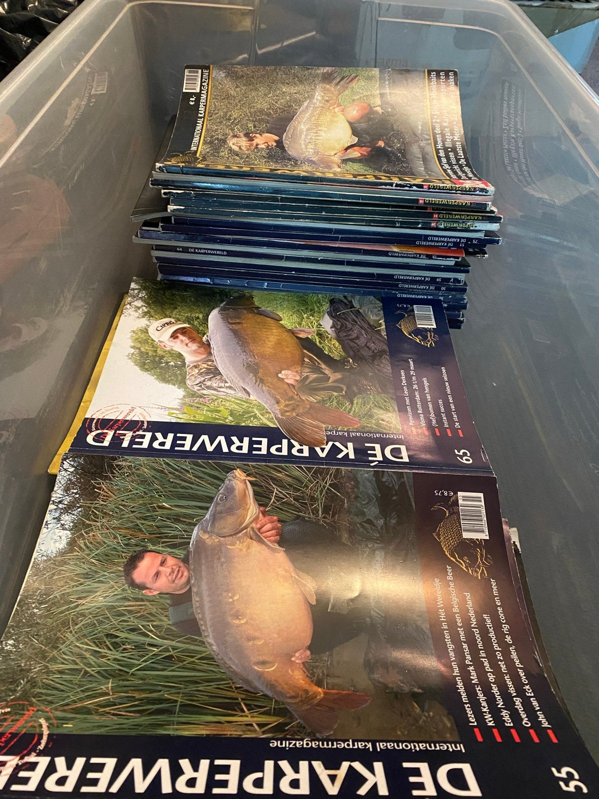 70x Tijdschriften Karperwereld - Goede staat, Ophalen of Verzenden, Gelezen, Sport en Vrije tijd