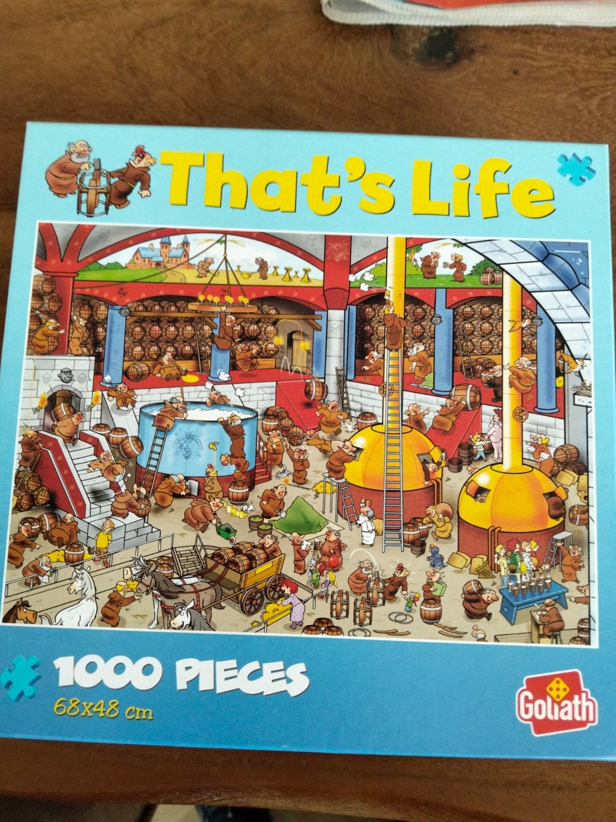 That's Life puzzel. Bierbrouwerij., Ophalen, 500 t/m 1500 stukjes, Zo goed als nieuw
