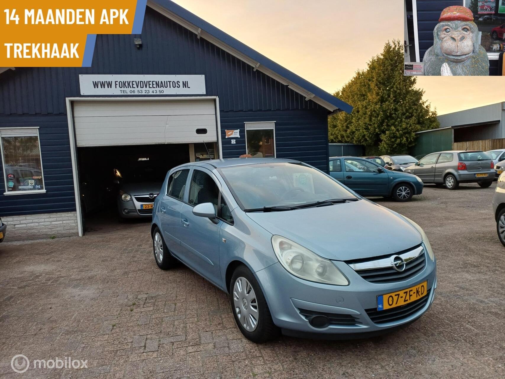 Opel Corsa 1.2-16V Business Garantie, alle inruil mogelijk, Voorwielaandrijving, 4 cilinders, Blauw, 1229 cc