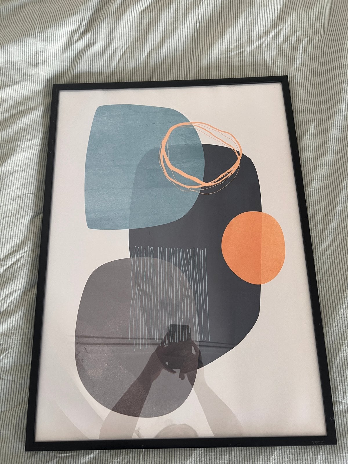 Desenio Fotolijst Zwart Plastic 70x50 cm, Ophalen, 50 tot 75 cm, Zo goed als nieuw, Minder dan 50 cm