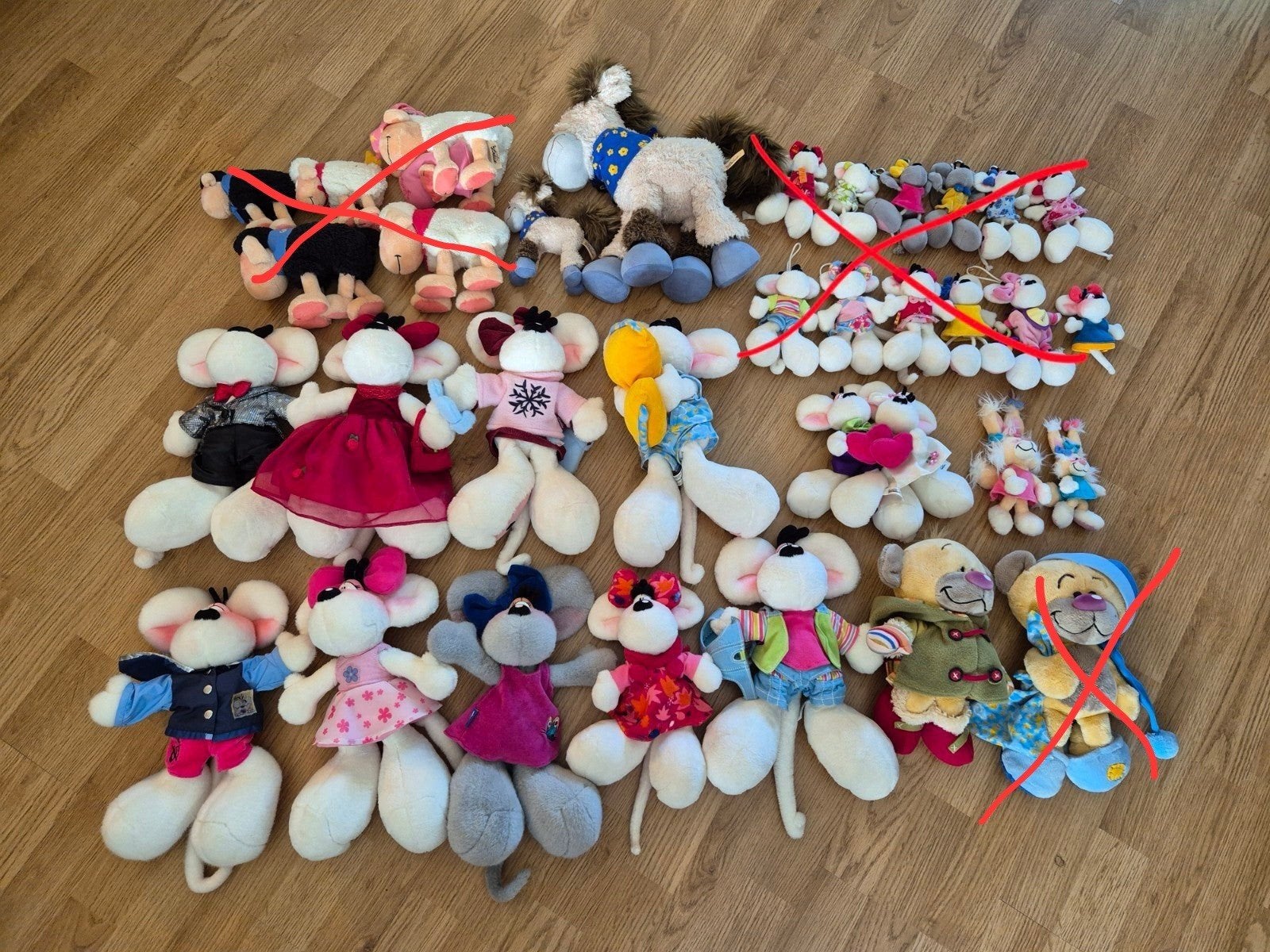Heel veel knuffels • Diddl • Diddlina • Pimboli • Nieuw, Ophalen of Verzenden, Verschillende figuren, Zo goed als nieuw, Knuffel