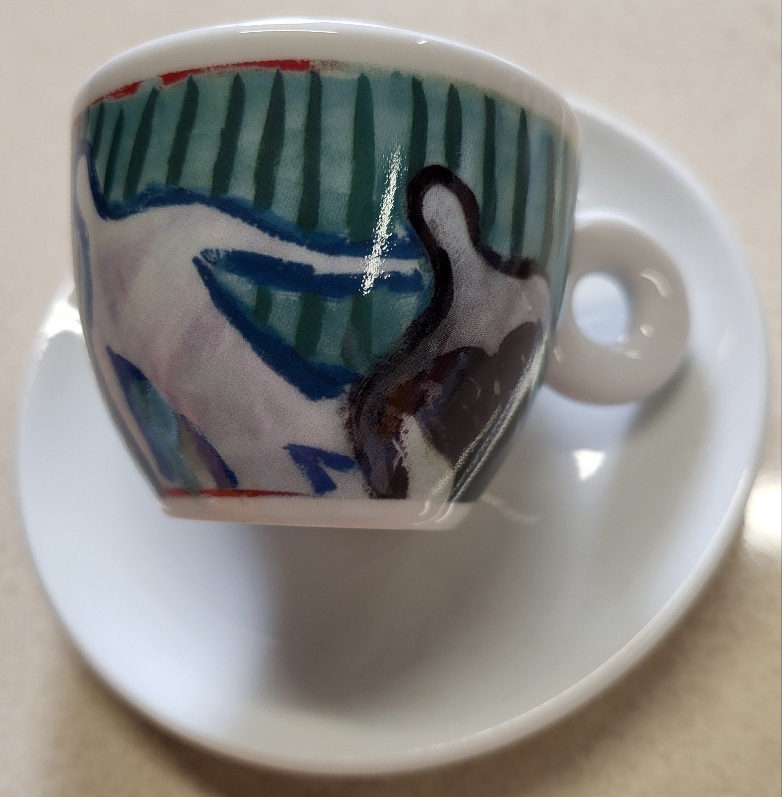 illy art collection 7e kop "mambo" genummerd en gesigneerd, Verzenden, Nieuw, Porselein, Kop en/of schotel