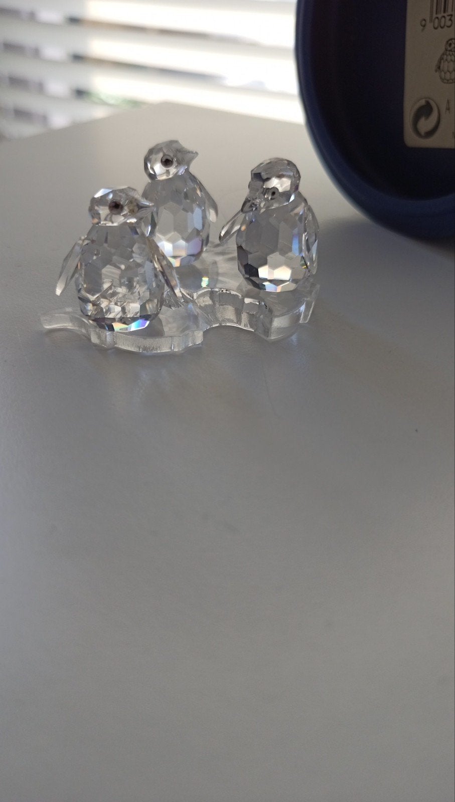 Swarovski pinguïn baby, Ophalen of Verzenden, Zo goed als nieuw, Figuurtje