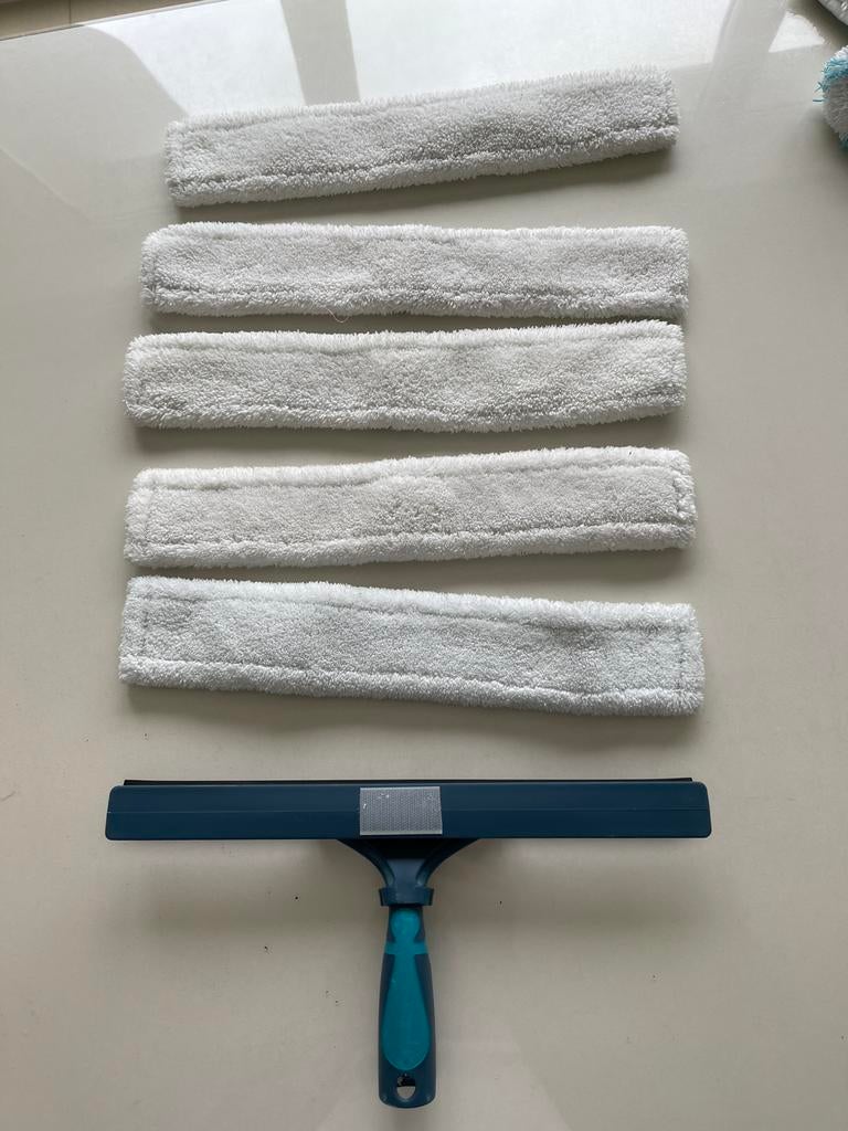 Complete Raamwisser Set (Moerman) – Weinig gebruikt + doeken, Ophalen of Verzenden