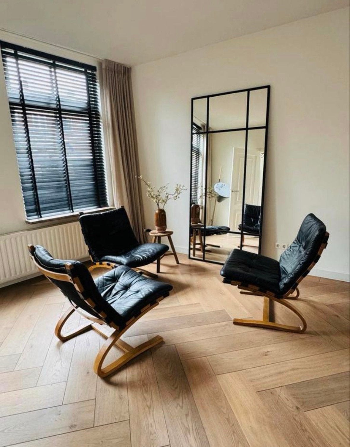 Vintage leren stoelen (Deens Design - Ingmar Relling), Ophalen