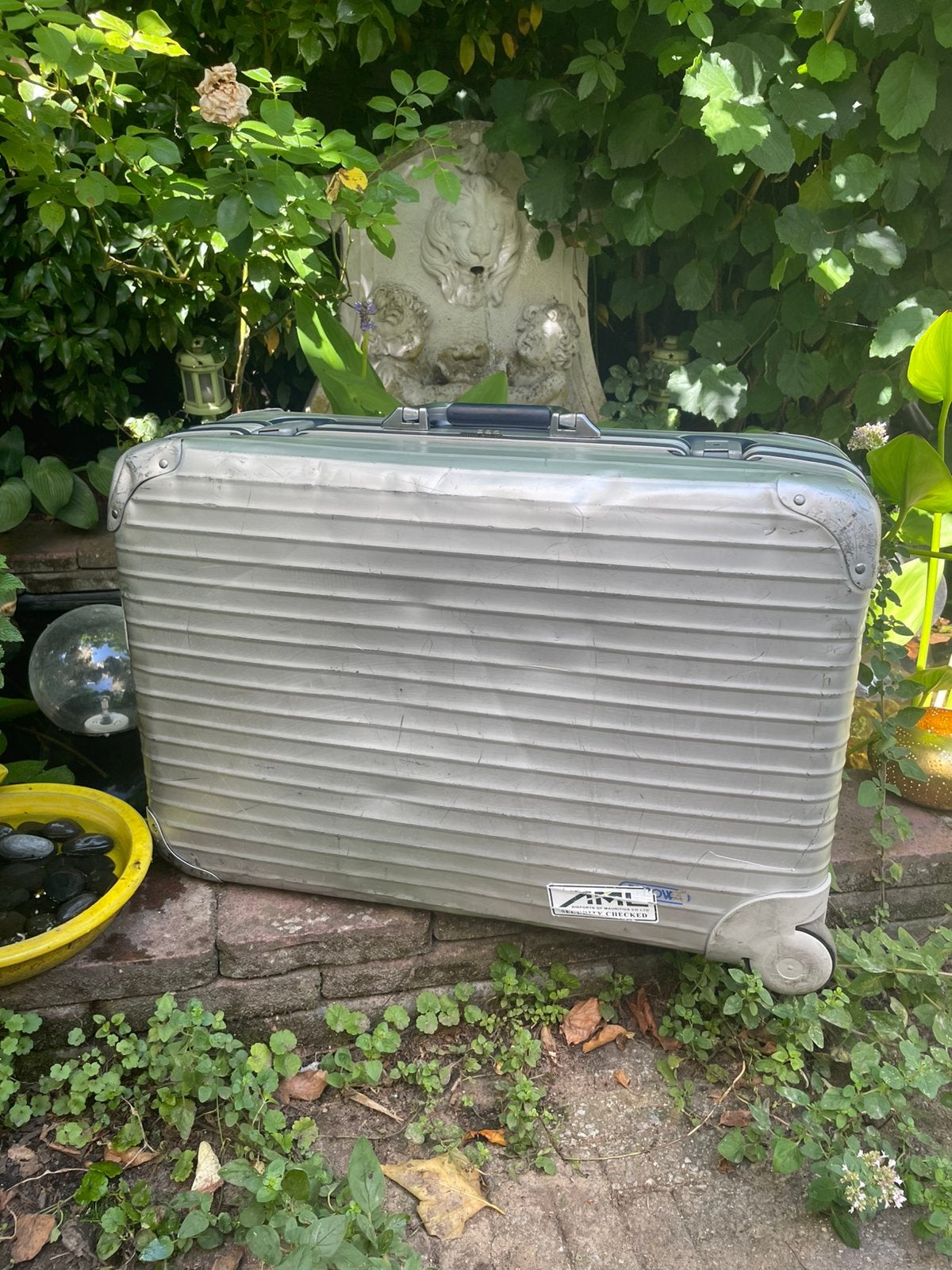 Vintage RIMOWA Silver Integral Multiwheel 923.70 – 82L, Gebruikt, 45 tot 55 cm, Metaal, Wieltjes