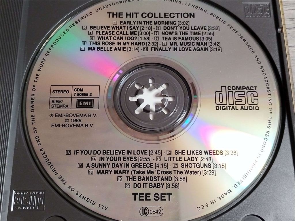 Tee Set - The Hit Collection [1988], Cd's en Dvd's, Ophalen of Verzenden, Zo goed als nieuw