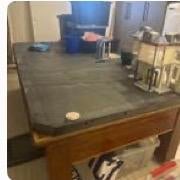 Gratis af te halen: Leisteen stukken van biljarttafel, Ophalen, Gebruikt, Overige typen