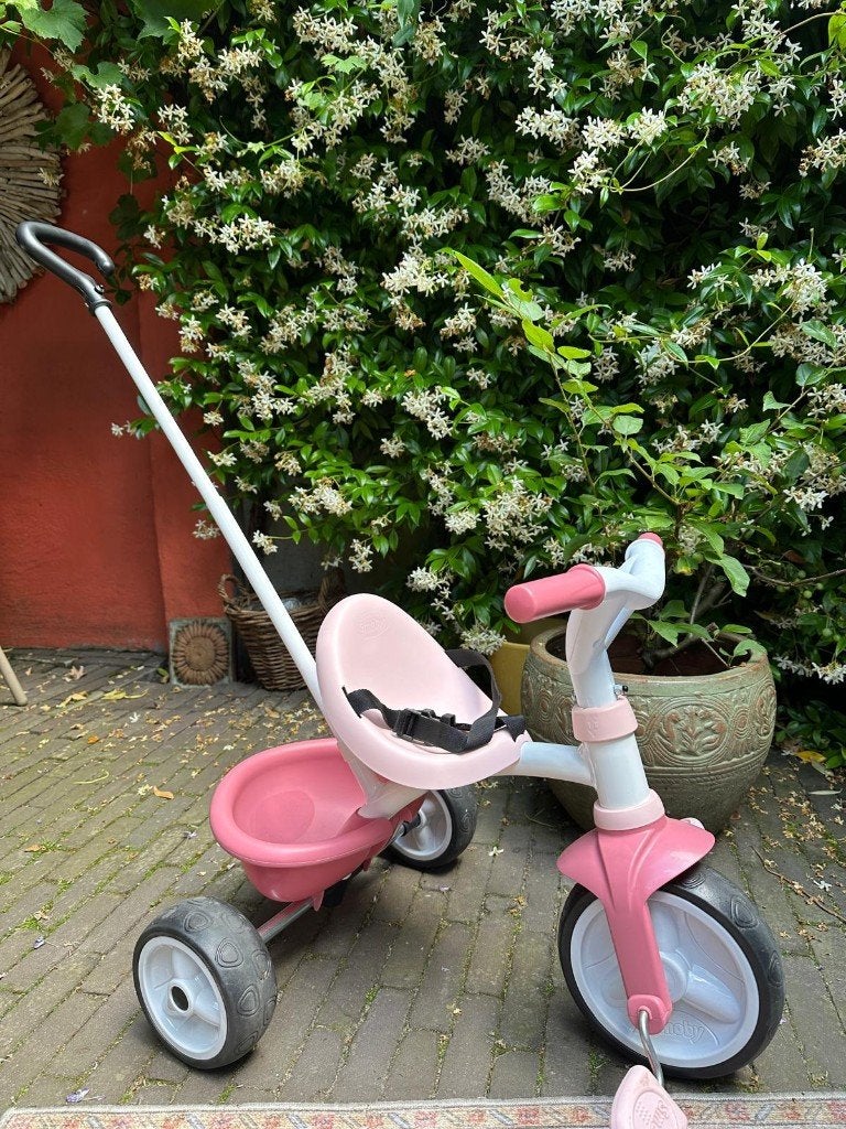 Smoby roze driewieler (Be Move Pink), Ophalen, Zo goed als nieuw, Trapvoertuig