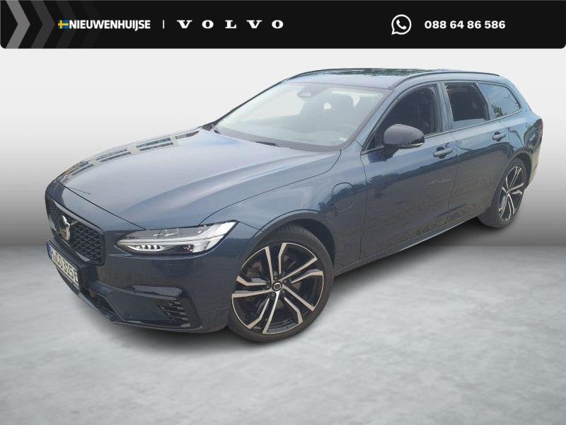 Volvo V90 Volvo V90 T8 Ultra Dark 455PK! | Long range | Mass, Auto's, Volvo, Automaat, Stof, 4 cilinders, Blauw