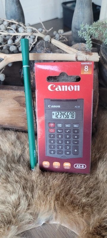 Canon AS-8 Handheld Calculator – Compact & Stijlvol!, Ophalen of Verzenden, Nieuw