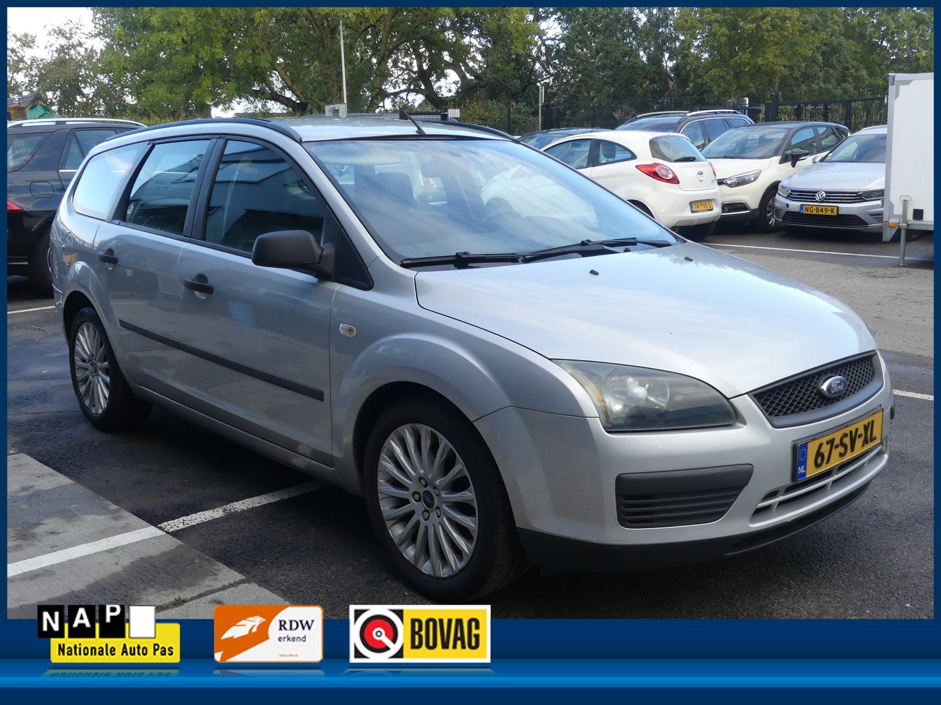 Ford Focus Wagon 1.6-16V Airco Cruise Control Lmv Distr. v.v, 1596 cc, Gebruikt, Zwart, 635 kg