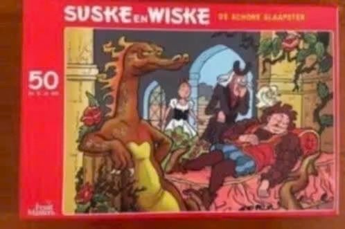 Puzzeltje Suske en Wiske, de schone slaapster, 50 stukjes, Verzenden, Suske en Wiske, Zo goed als nieuw, Boek of Spel