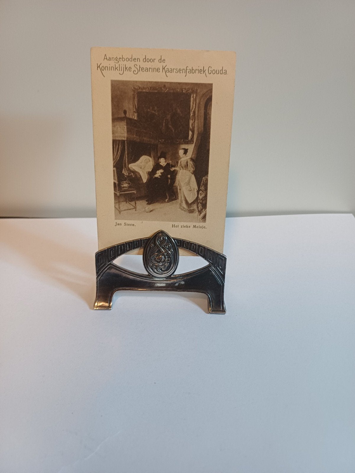 Jugendstil Kaart/Foto Houder, Ophalen of Verzenden