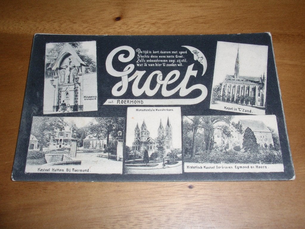 5 Luik  Groet uit Roermond, Verzamelen, Verzenden, Voor 1920, Gelopen, Limburg