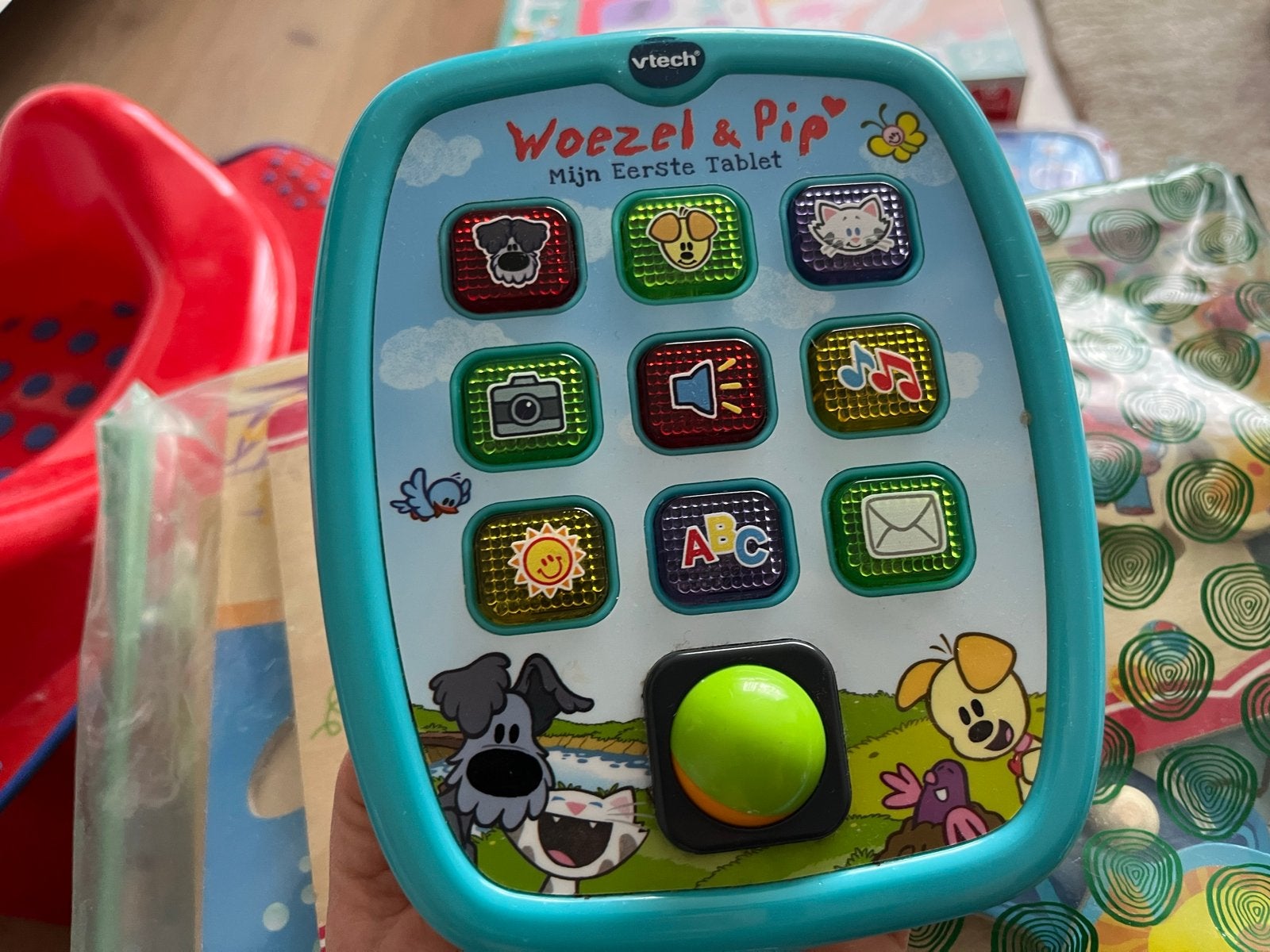 VTech Woezel & Pip Mijn Eerste Tablet, Ophalen, Zo goed als nieuw, Overige typen, Met licht