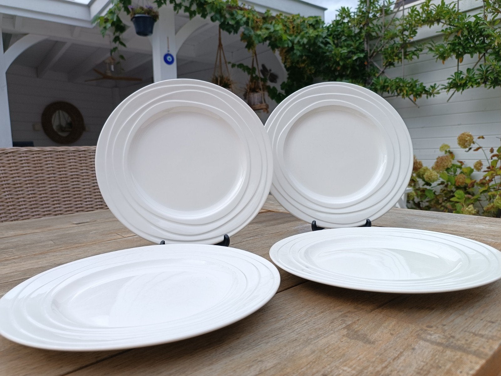 3x Jamie Oliver Waves Dinerborden 27 cm, Huis en Inrichting, Ophalen of Verzenden, Overige stijlen, Bord(en)