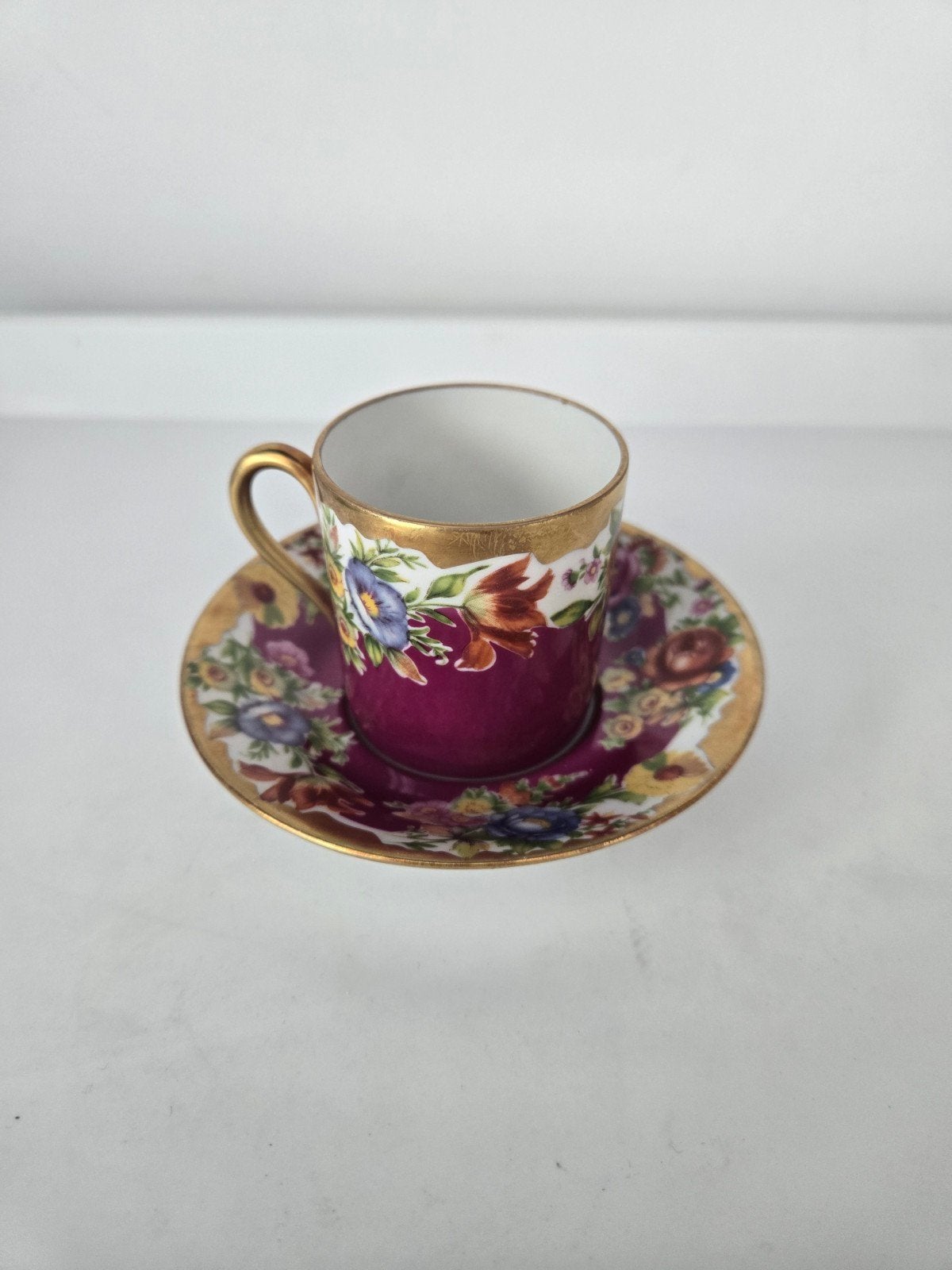 Set van 2 antieke Bavaria Waldershof espresso kopjes, Ophalen