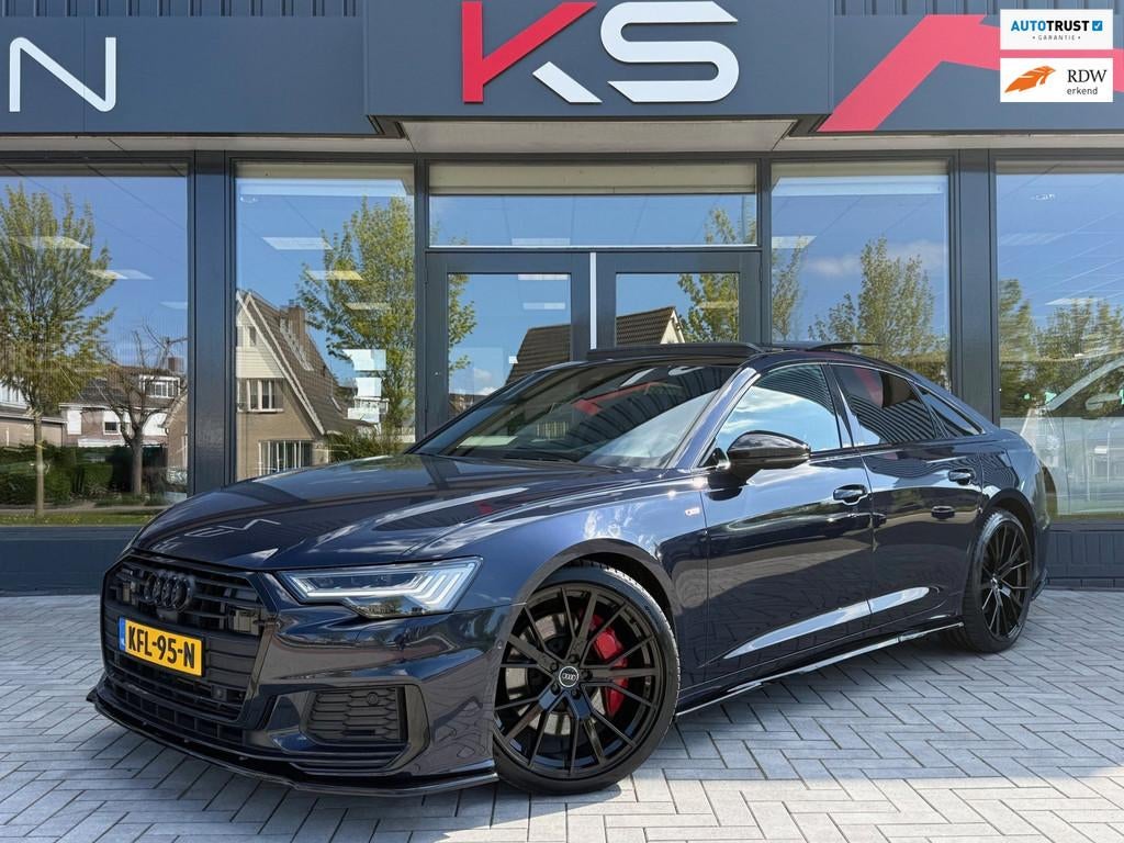 Audi A6 Limousine 55 TFSI e quattro Competition 367PK Maxton, Automaat, Automatische klimaatregeling, Gebruikt, Euro 6