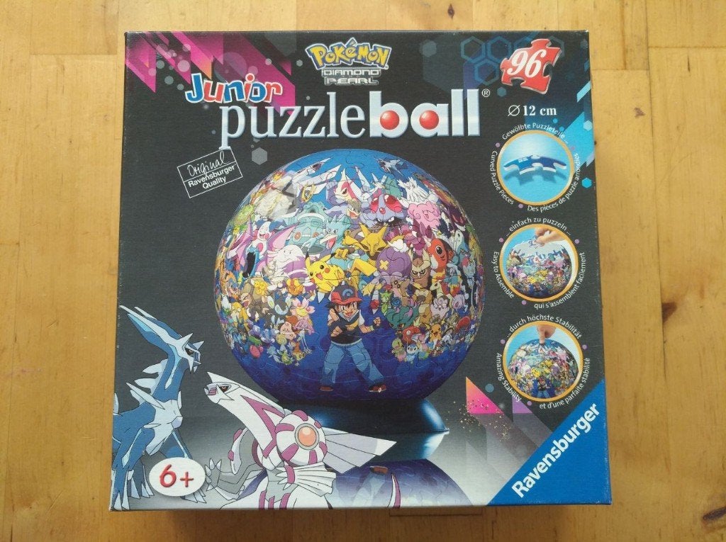 Pokémon | Puzzle Ball van Ravensburger Junior +6, Ophalen, Minder dan 500 stukjes, Zo goed als nieuw, Rubik's of 3D-puzzel