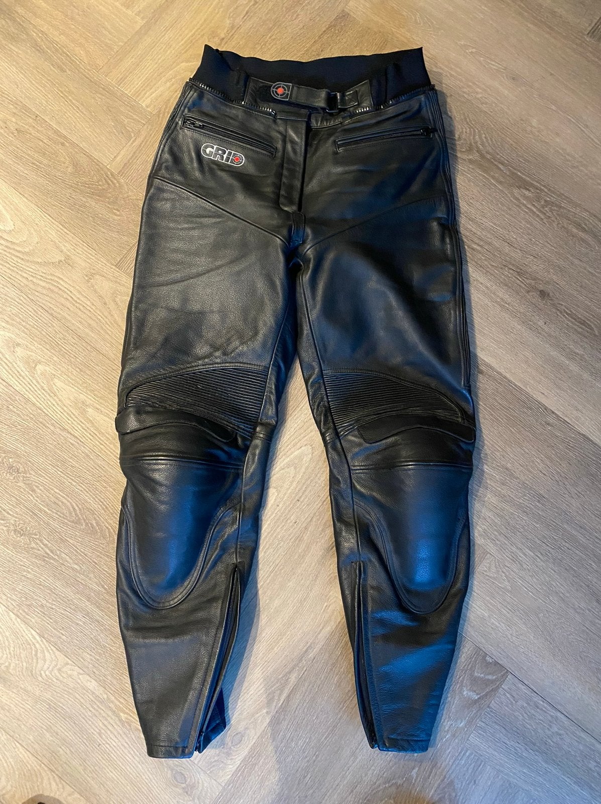 Grid leren motorbroek maat 42 Dames, Ophalen of Verzenden, Tweedehands, Dames, Broek | leer