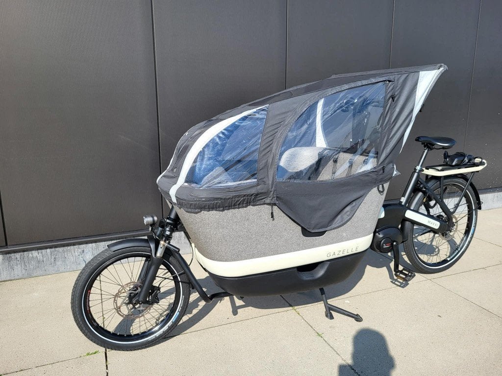 Gazelle Makki Load   500WH, Fietsen en Brommers, Fietsen | Bakfietsen, 4 kinderen of meer, Elektrisch, Ophalen of Verzenden, Zo goed als nieuw